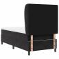 Preview: Boxspringbett mit Matratze Schwarz 100x200 cm Samt