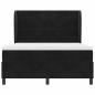 Preview: Boxspringbett mit Matratze Schwarz 140x200 cm Samt