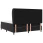 Preview: Boxspringbett mit Matratze Schwarz 180x200 cm Samt
