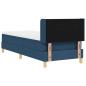 Preview: Boxspringbett mit Matratze Blau 80x200 cm Stoff