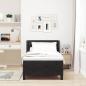 Preview: Boxspringbett mit Matratze Schwarz 100x200 cm Samt