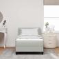 Preview: Boxspringbett mit Matratze Hellgrau 100x200 cm Samt
