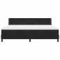 Preview: Boxspringbett mit Matratze Schwarz 200x200 cm Samt