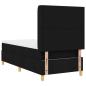 Preview: Boxspringbett mit Matratze Schwarz 90x190 cm Stoff
