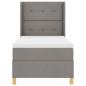 Preview: Boxspringbett mit Matratze Taupe 100x200 cm Stoff