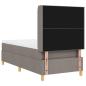 Preview: Boxspringbett mit Matratze Taupe 100x200 cm Stoff