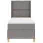 Preview: Boxspringbett mit Matratze Taupe 80x200 cm Stoff
