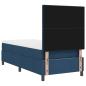 Preview: Boxspringbett mit Matratze & LED Blau 80x200 cm Stoff