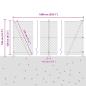 Preview: Kettenzaun mit 7 Flanschpfosten 1,2x10 m Verzinkter Stahl