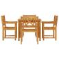 Preview: 5-tlg. Garten-Essgruppe Massivholz Akazie