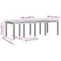 Preview: 9-tlg. Garten-Essgruppe mit Kissen Anthrazit Poly Rattan