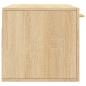 Preview: Wandschrank Sonoma-Eiche 80x36,5x35 cm Holzwerkstoff