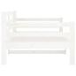 Preview: Tagesbett ohne Matratze Weiß 90x190 cm Massivholz Kiefer