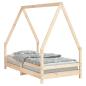 Preview: Kinderbett 80x160 cm Massivholz Kiefer