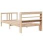 Preview: Bettgestell mit Kopfteil ohne Matratze 90x190 cm