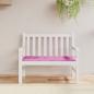 Preview: ARDEBO.de - Gartenbankkissen Rosa 120x50x4 cm Oxford-Stoff