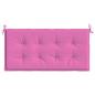 Preview: Gartenbankkissen Rosa 120x50x4 cm Oxford-Stoff