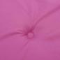 Preview: Gartenbankkissen Rosa 120x50x4 cm Oxford-Stoff
