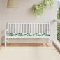 Preview: ARDEBO.de - Gartenbank-Auflage Blattmuster 180x50x4 cm Oxford-Gewebe
