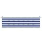 Preview: Gartenbank-Auflage Blau Weiß Gestreift 180x50x4cm Oxford-Gewebe