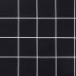 Preview: Gartenbank-Auflage Schwarz Karomuster 180x50x4 cm Oxford-Gewebe