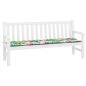 Preview: Gartenbank-Auflage Mehrfarbig 180x50x4 cm Oxford-Gewebe