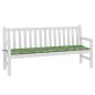 Preview: Gartenbank-Auflage Blattmuster 180x50x4 cm Oxford-Gewebe