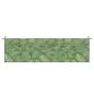 Preview: Gartenbank-Auflage Blattmuster 180x50x4 cm Oxford-Gewebe