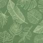 Preview: Gartenbank-Auflage Blattmuster 180x50x4 cm Oxford-Gewebe