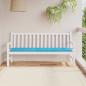 Preview: ARDEBO.de - Gartenbank-Auflage Türkis 180x50x4 cm Oxford-Gewebe