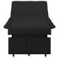 Preview: Schlafsofa 3-in-1 Ausziehdesign Schwarzer Stoff