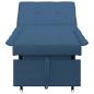 Preview: Schlafsofa 3-in-1 Ausziehbares Design Blau Stoff