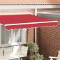 Preview: ARDEBO.de - Markisenvolant für 3 m Rahmen Rot 2,8x0,2 m