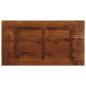 Preview: Tischplatte 120x60x3,8 cm Rechteckig Altholz Massiv