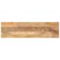 Preview: ARDEBO.de - Tischplatte 120x40x3,8 cm Rechteckig Massivholz Mango