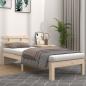Preview: ARDEBO.de - Massivholzbett 75x190 cm