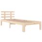 Preview: Massivholzbett 75x190 cm