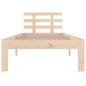 Preview: Massivholzbett 75x190 cm