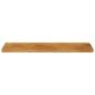 Preview: Tischplatte 80x30x2,5 cm Rechteckig Massivholz Mango