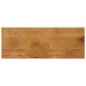 Preview: ARDEBO.de - Tischplatte 90x40x2,5 cm Rechteckig Massivholz Mango
