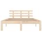 Preview: Massivholzbett ohne Matratze 200x200 cm