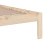 Preview: Massivholzbett ohne Matratze 200x200 cm