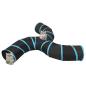 Preview: Katzentunnel 3-Wege Schwarz und Blau 25 cm Polyester
