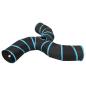 Preview: Katzentunnel 3-Wege Schwarz und Blau 25 cm Polyester