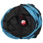 Preview: Katzentunnel 3-Wege Schwarz und Blau 25 cm Polyester
