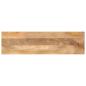 Preview: ARDEBO.de - Tischplatte 100x20x3,8 cm Rechteckig Massivholz Mango