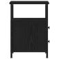 Preview: Nachttische 2 Stk. Schwarze Eiche 34x35,5x50 cm Holzwerkstoff