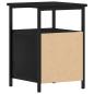 Preview: Nachttische 2 Stk. Schwarze Eiche 34x35,5x50 cm Holzwerkstoff