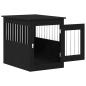 Preview: Hundebox-Möbel Schwarze Eiche 75 x 55 x 65 cm Holzwerkstoff