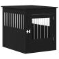 Preview: Hundebox Möbel Schwarze Eiche 80x64,5x71 cm Holzwerkstoff